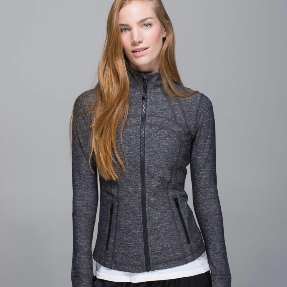 Lululemon Black and Grey Define Jacket- Size 2 -Great condition